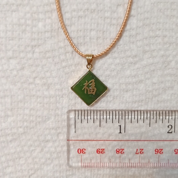 *3/$20* New Jade/Aventurine Gem Stone choker corded necklace pendant - Picture 8 of 9